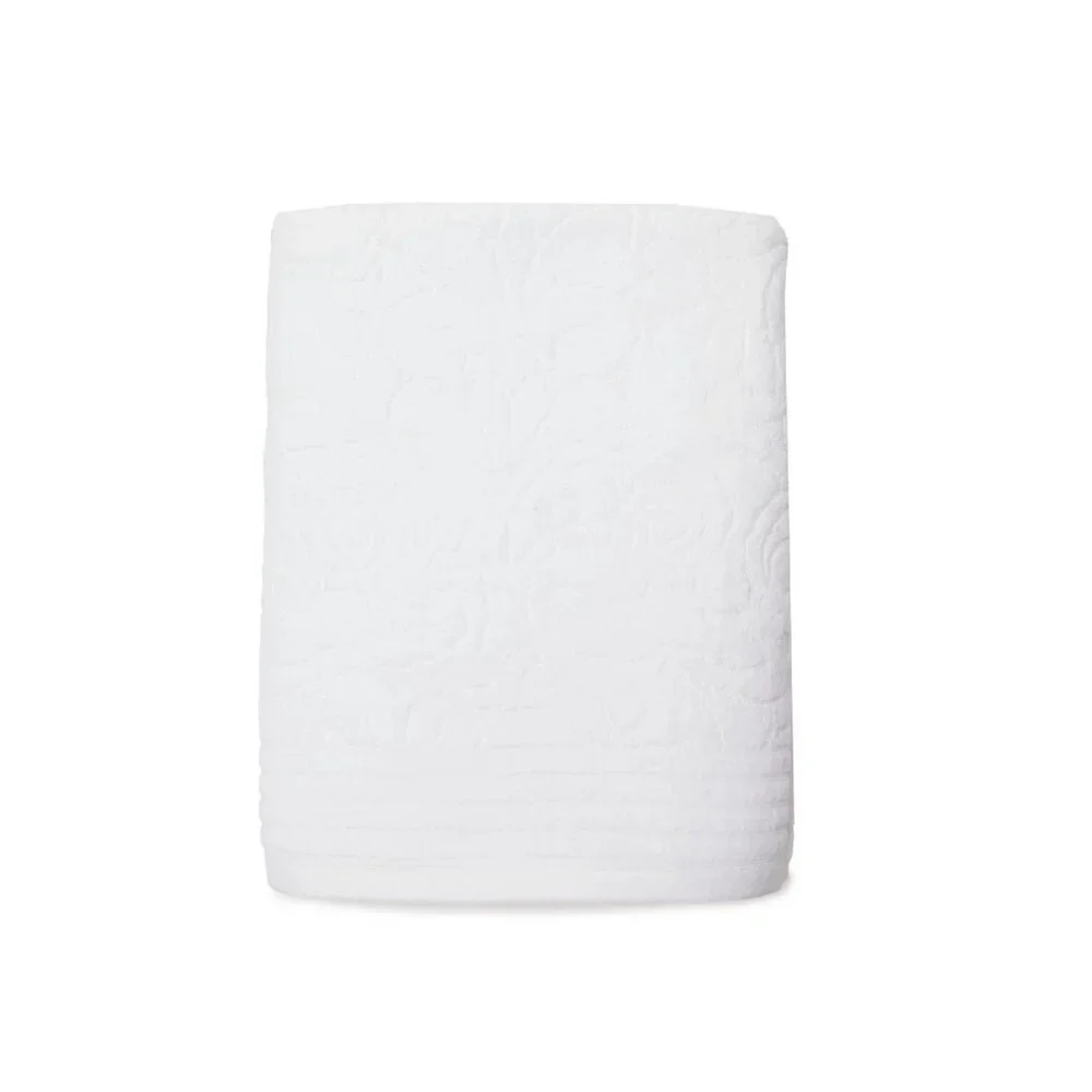 3 new Broyhill Jacquard-Pattern Textured Velour 100% Cotton Bath Towels